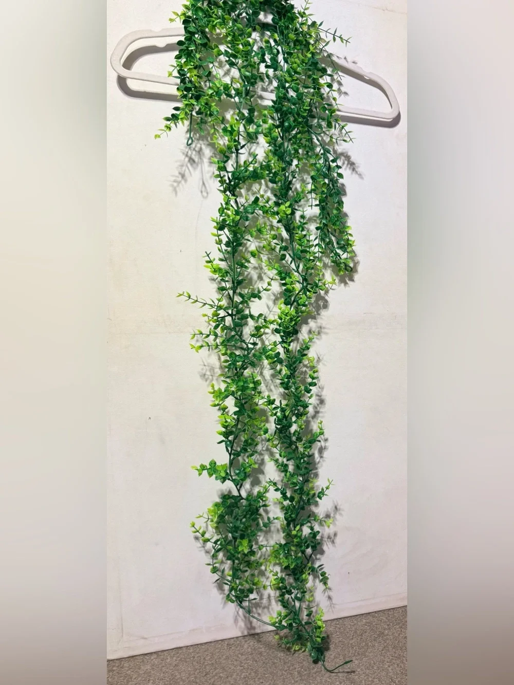 1- Artificial Hanging Eucalyptus Garland - Green